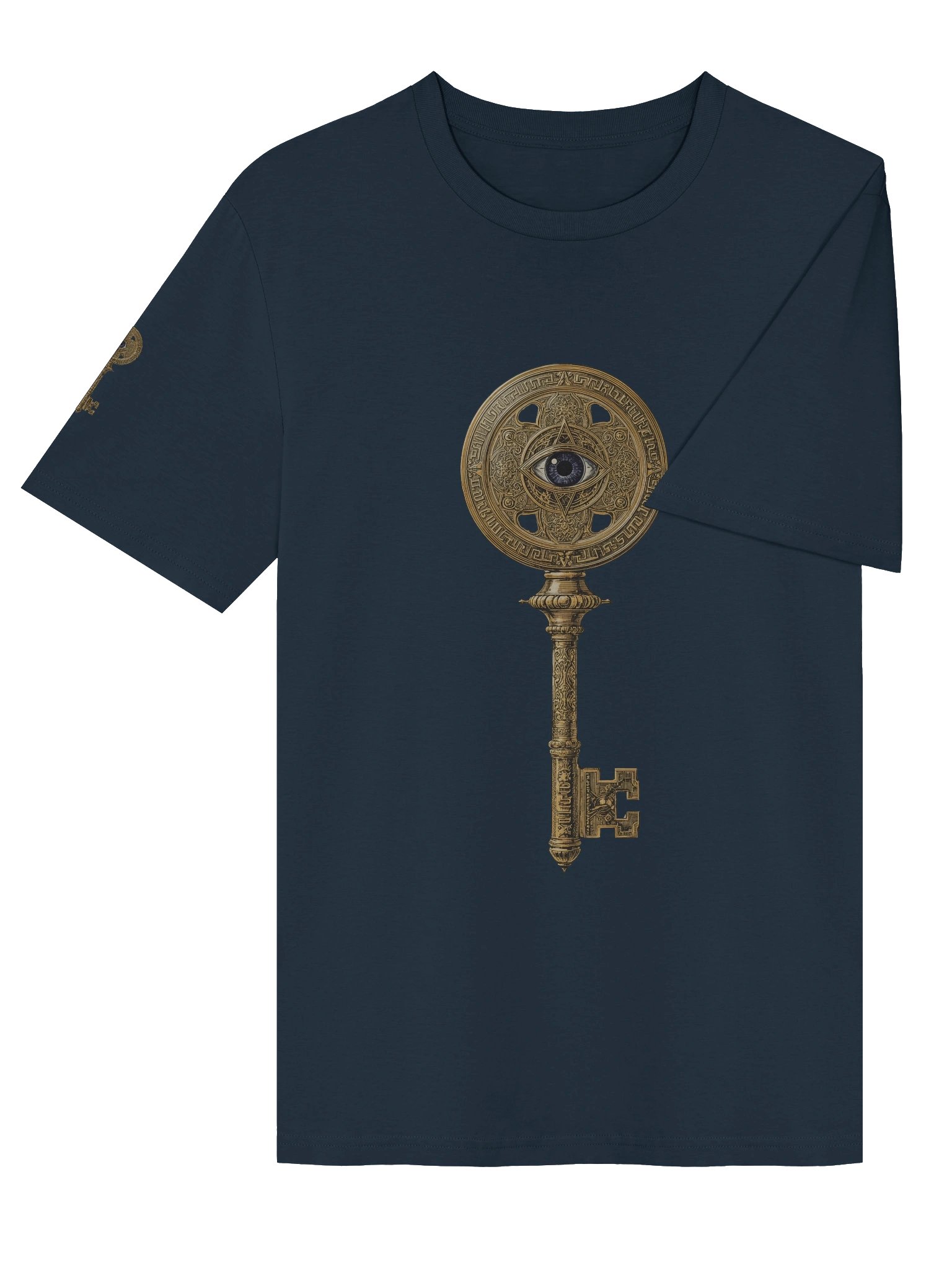 The Gatekeeper’s Key – French Navy Sigil Edition (Front + Right Shoulder Print) product image (4)