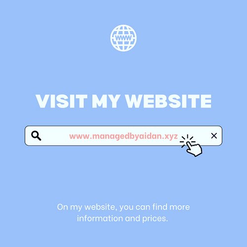 Visit our website 💯