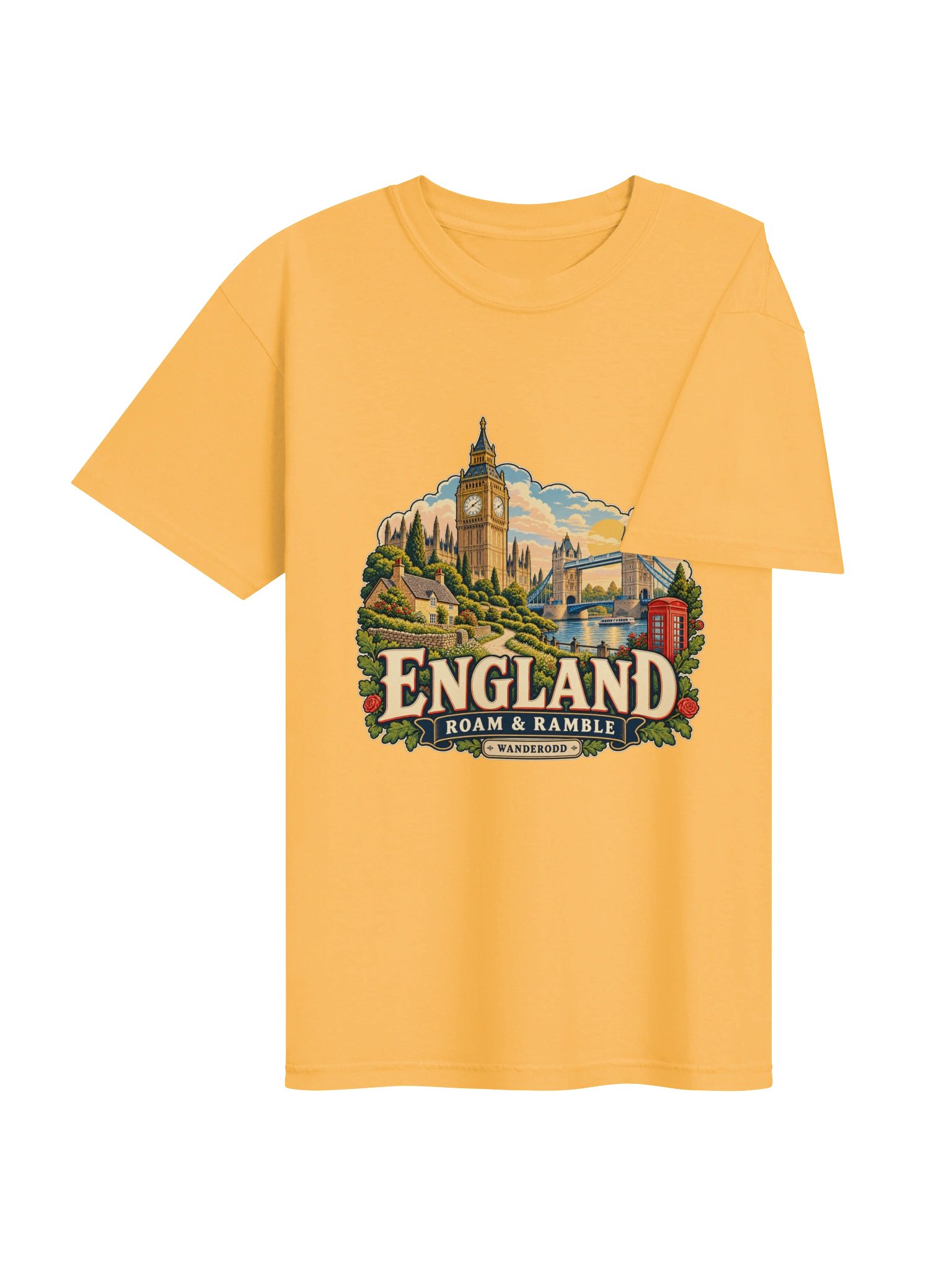 England Big Ben Graphic T-Shirt – Comfort Colors® | WanderOdd product image (95)