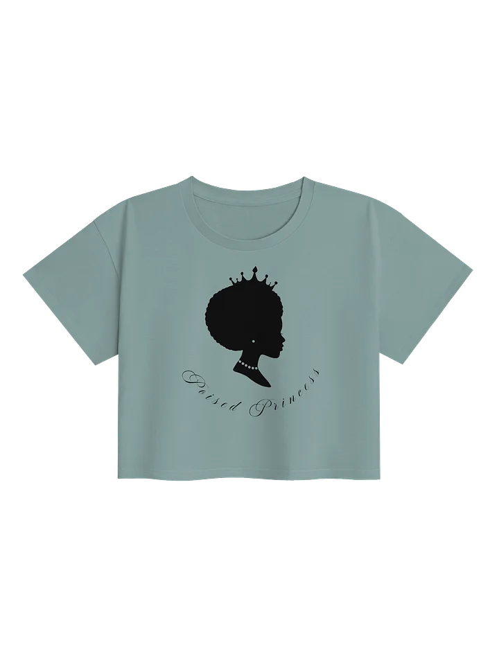 Poised Princess Afro Queen Crowned Crop Top product image (1)