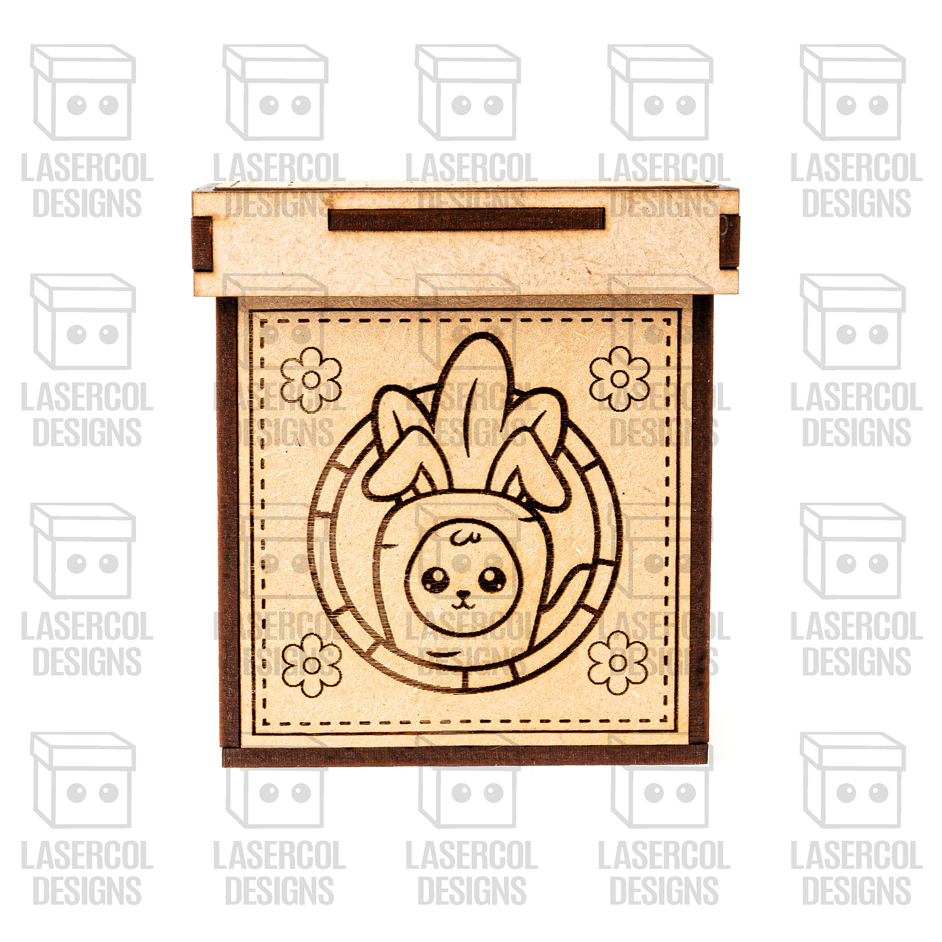 Easter Bunny Puzzle With Box Set 3 (2 Sizes) - Laser Cut Files product image (4)