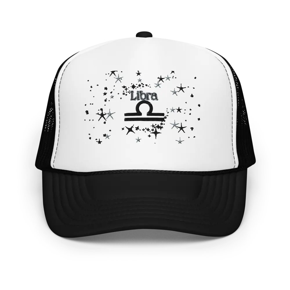 Libra Constellation Embroidered Hat product image (3)
