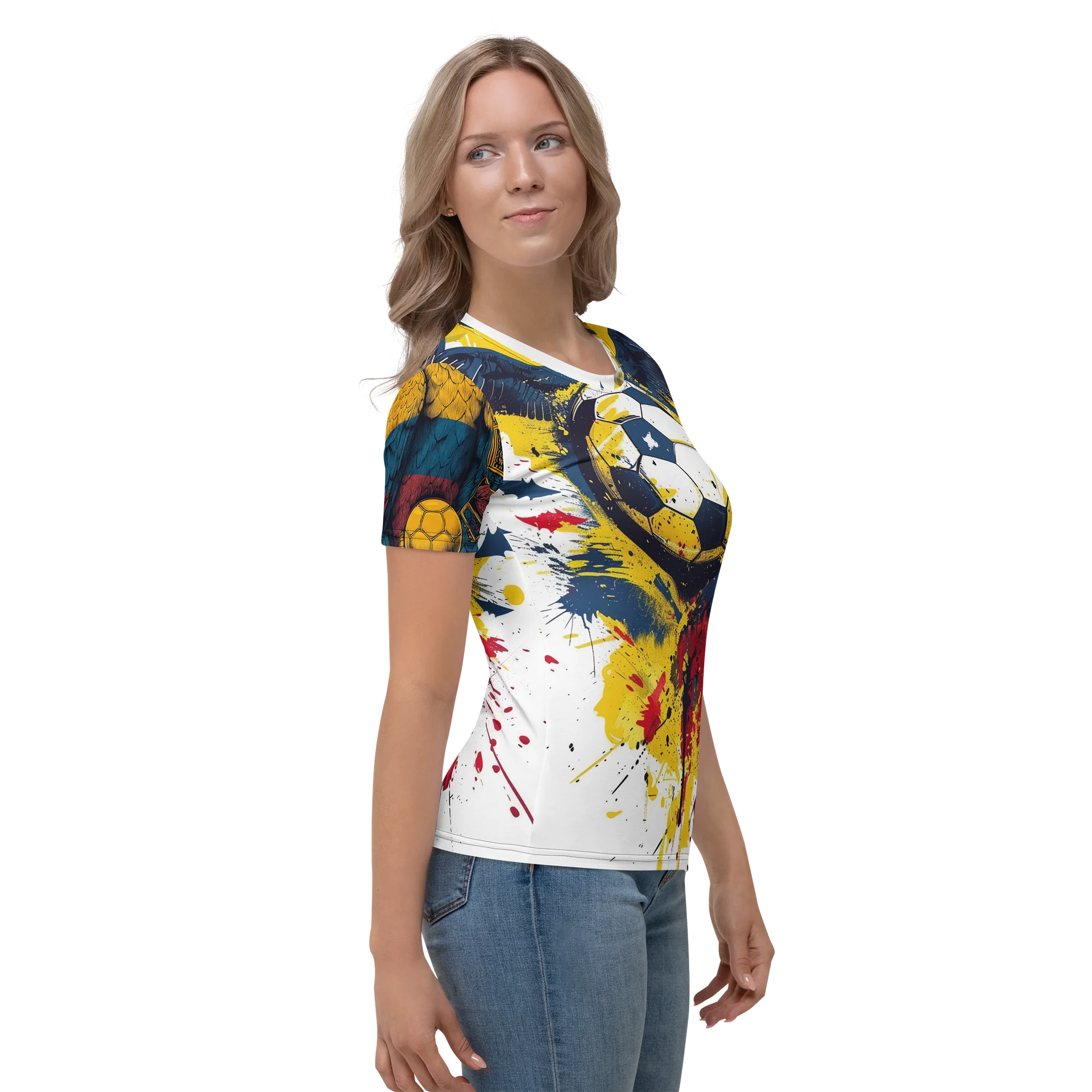 Colombia Fantasy Football Womens T Shirt product image (8)