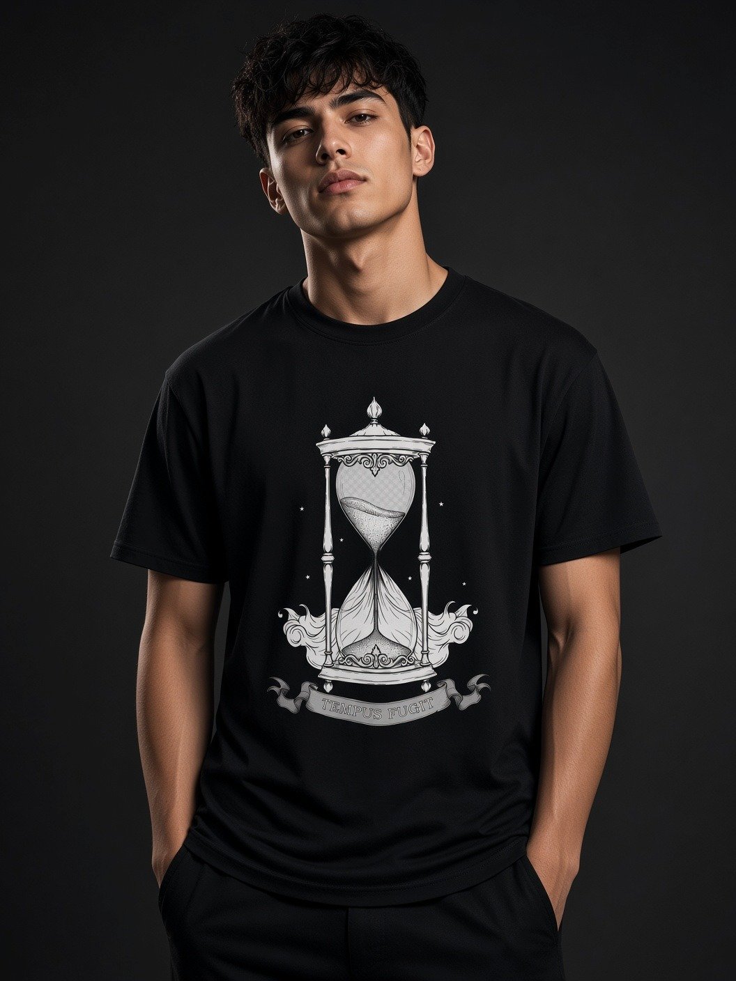 Tempus Fugit // The Eternal Hourglass Heavyweight Tee product image (2)
