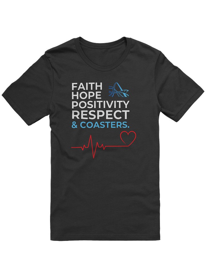 Faith Hope Positivity Respect T-Shirt product image (3)