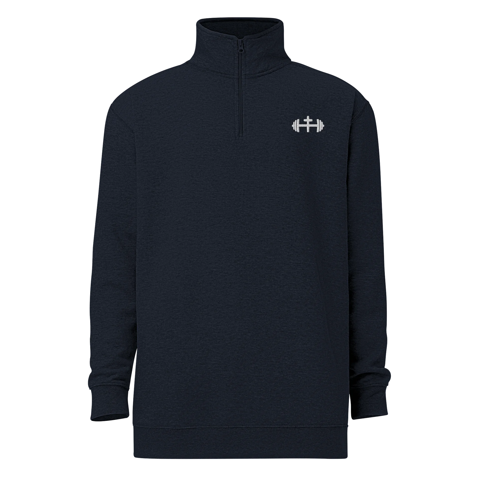 His House Unisex 1/4 Zip Fleece Pullover by His House