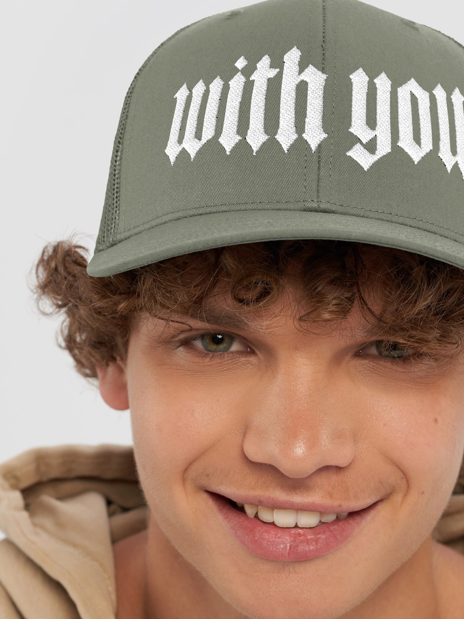 With You Trucker Hat product image (8)