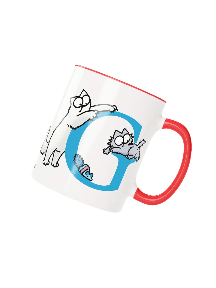 Cat Monogram Mug - G product image (1)