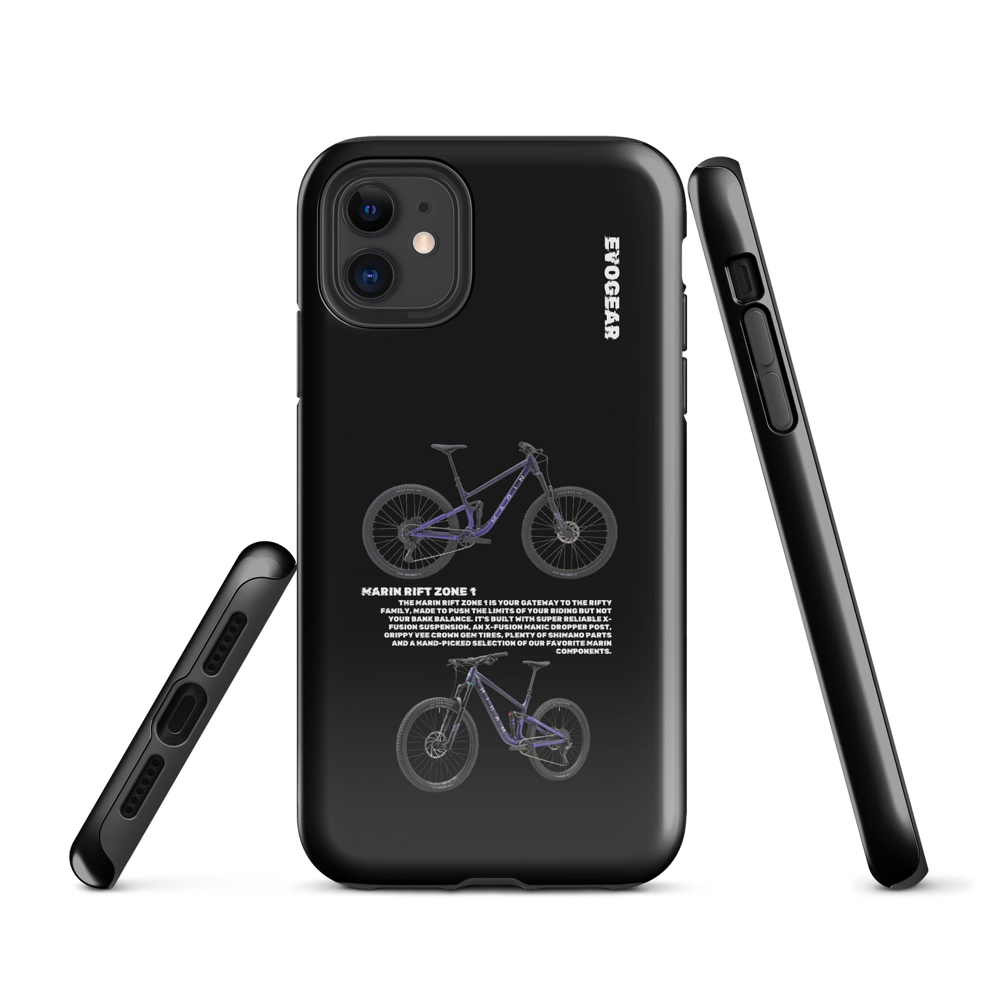 Black Marin Rift Zone 1 iPhone Case product image (1)
