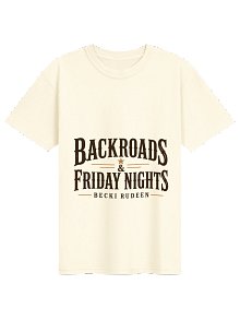 Backroads & Friday Nights Tee (Ivory)