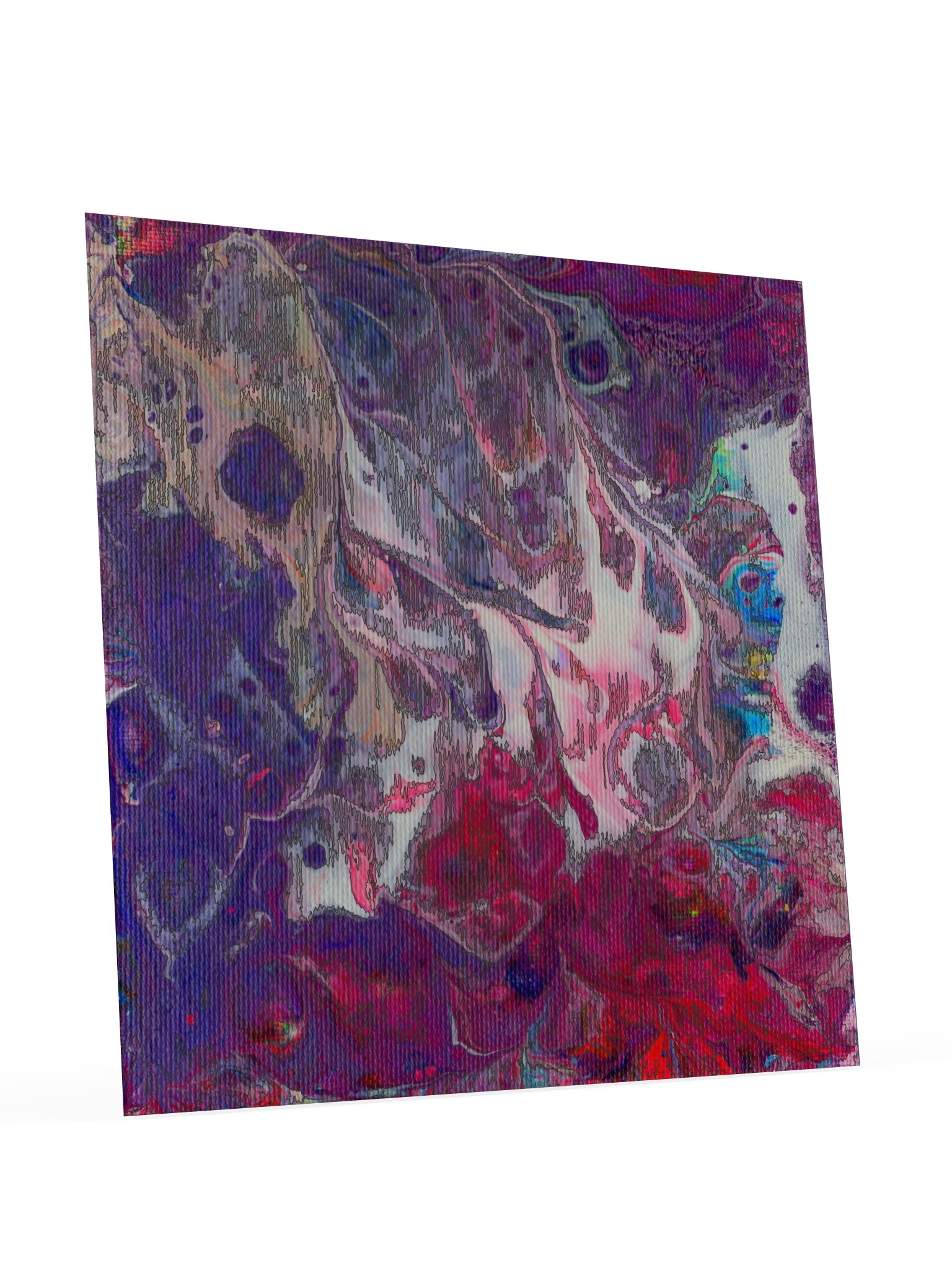 Glitched Abstract Color Burst Poster product image (11)