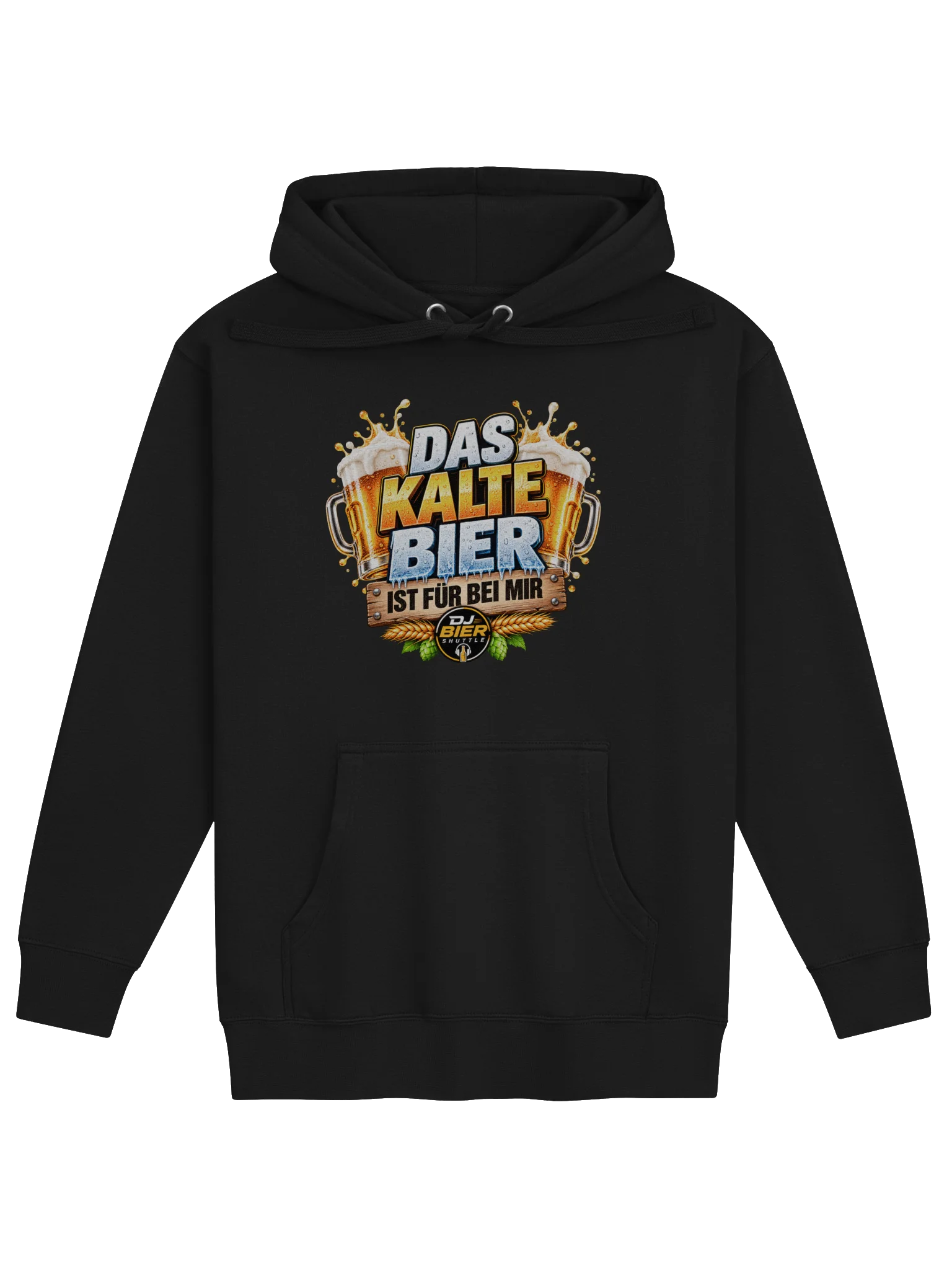 Das kalte Bier ist für bei mir (Schriftzug) Hoodie product image (1)