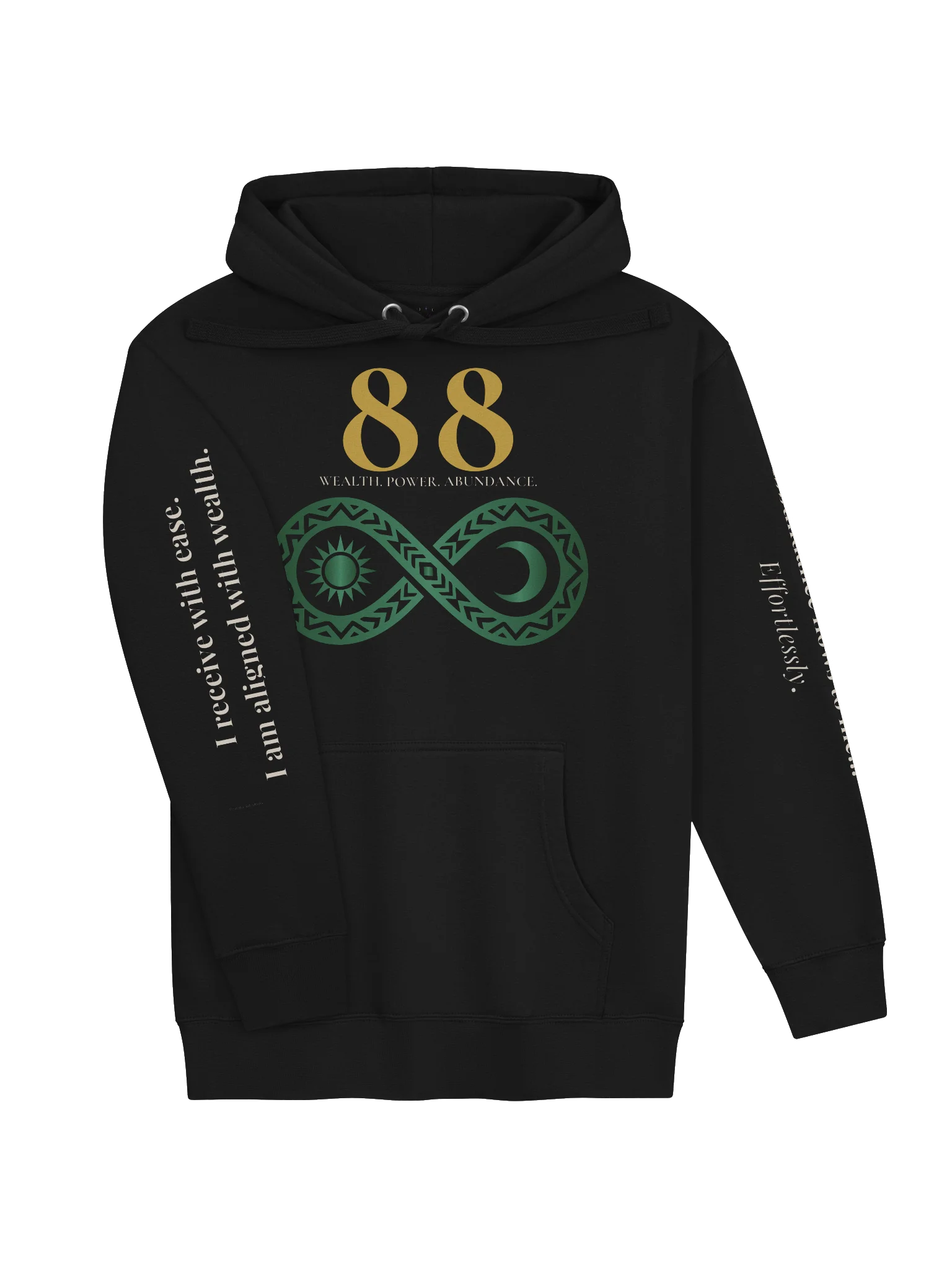 88 — Wealth • Power • Abundance Hoodie product image (3)