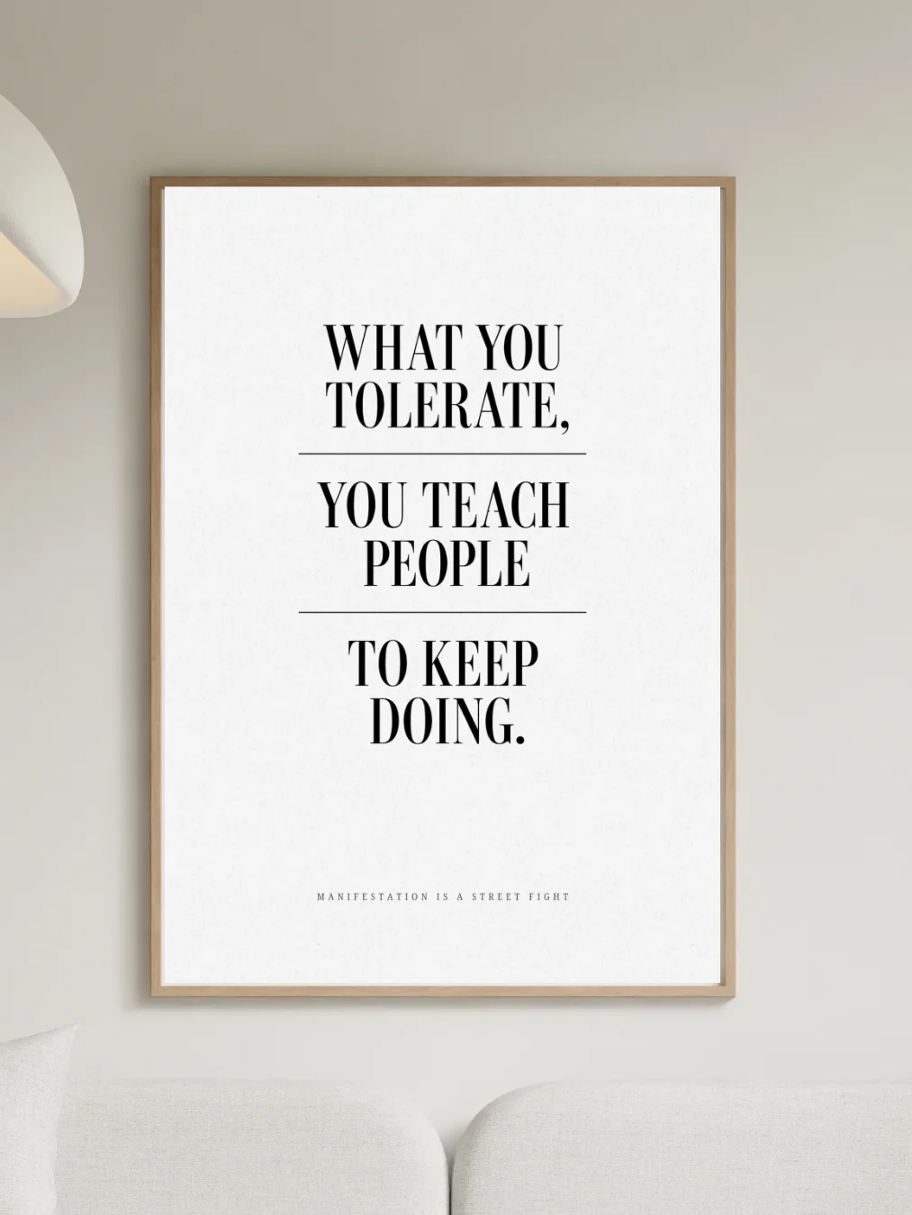 Manifestation Is a Street Fight – Minimalist Printable Wall Art Bundle product image (9)