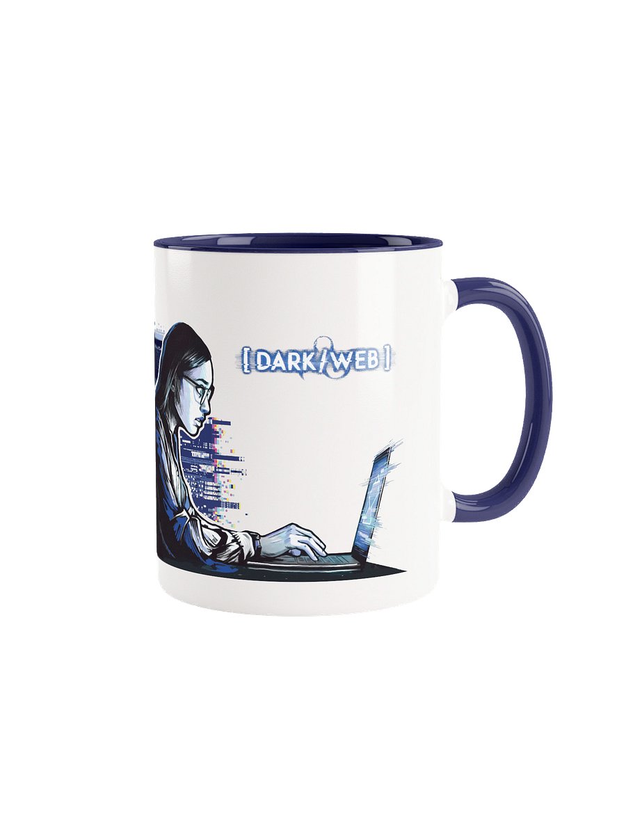 [DARK/WEB]: "EMAIL FROM MOLLY!" Blue Coffee Mug product image (1)