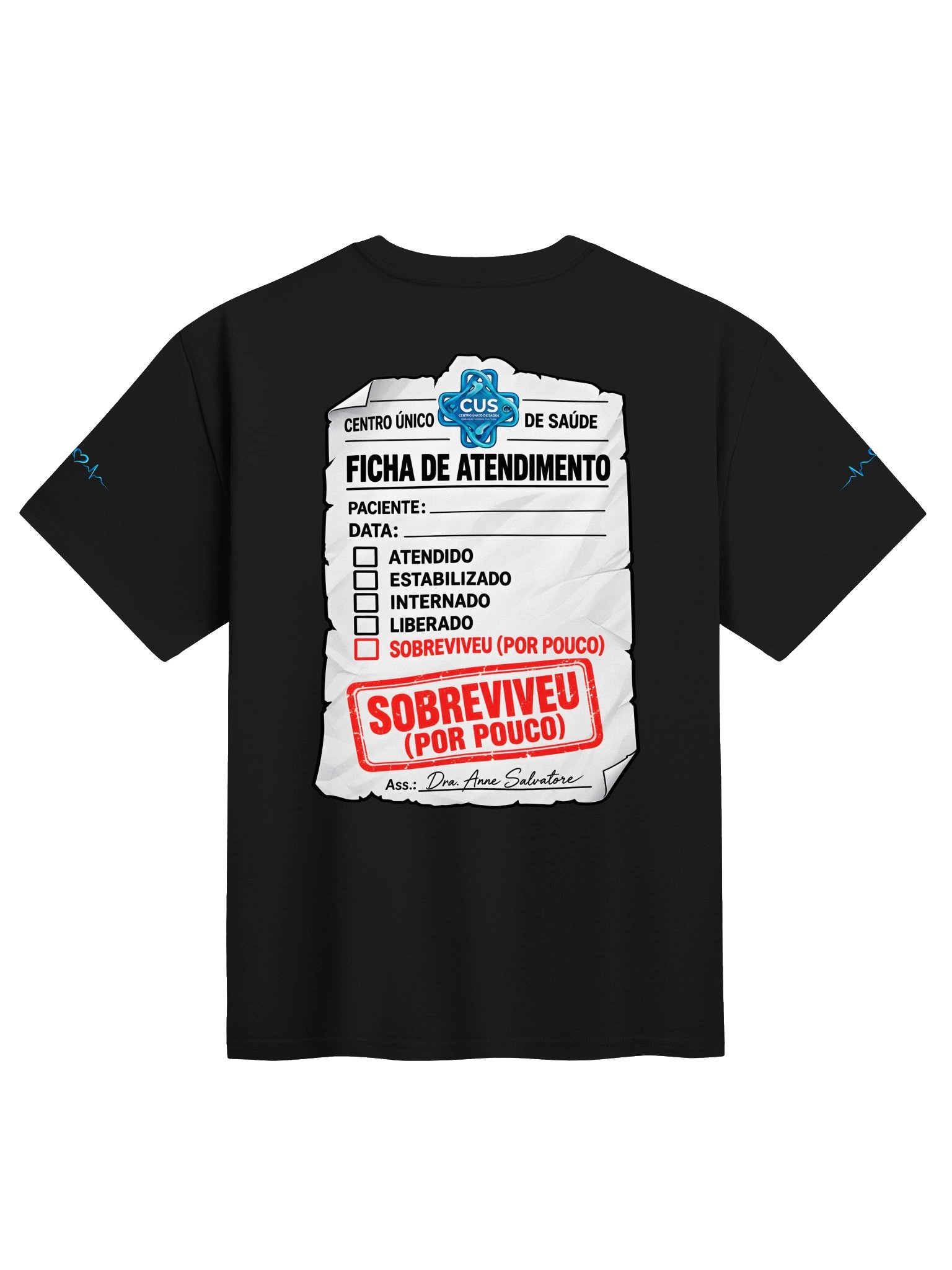Camiseta Masculina | Diagnóstico: Falta de Paciência 😂💙 product image (5)