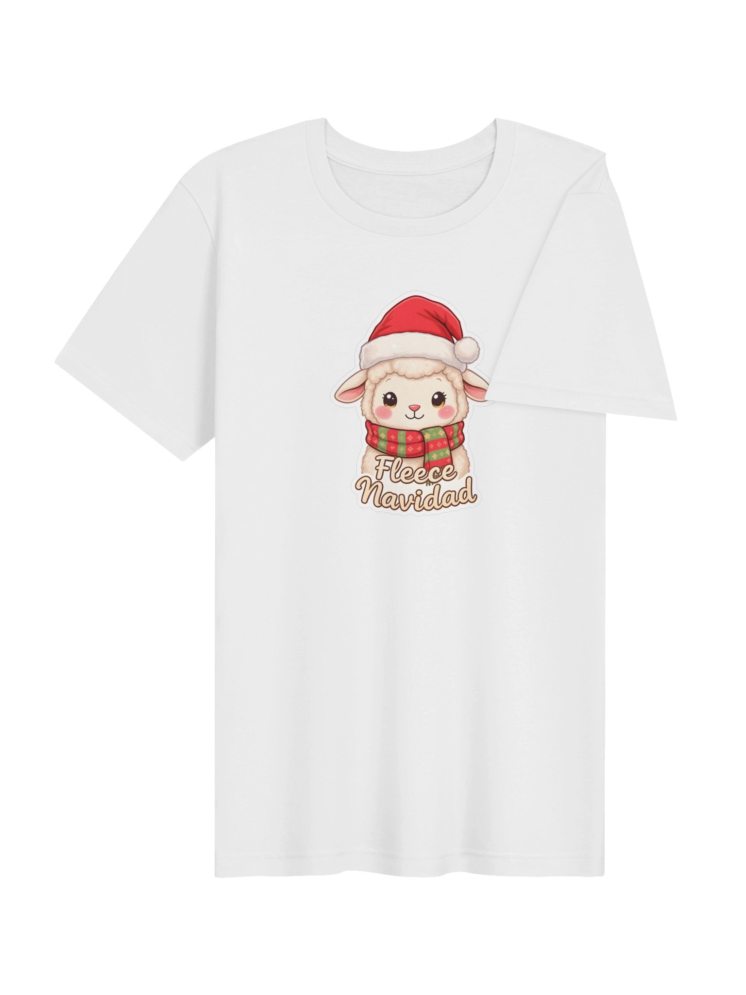 Fleece Navidad Lamb Christmas Tee product image (119)