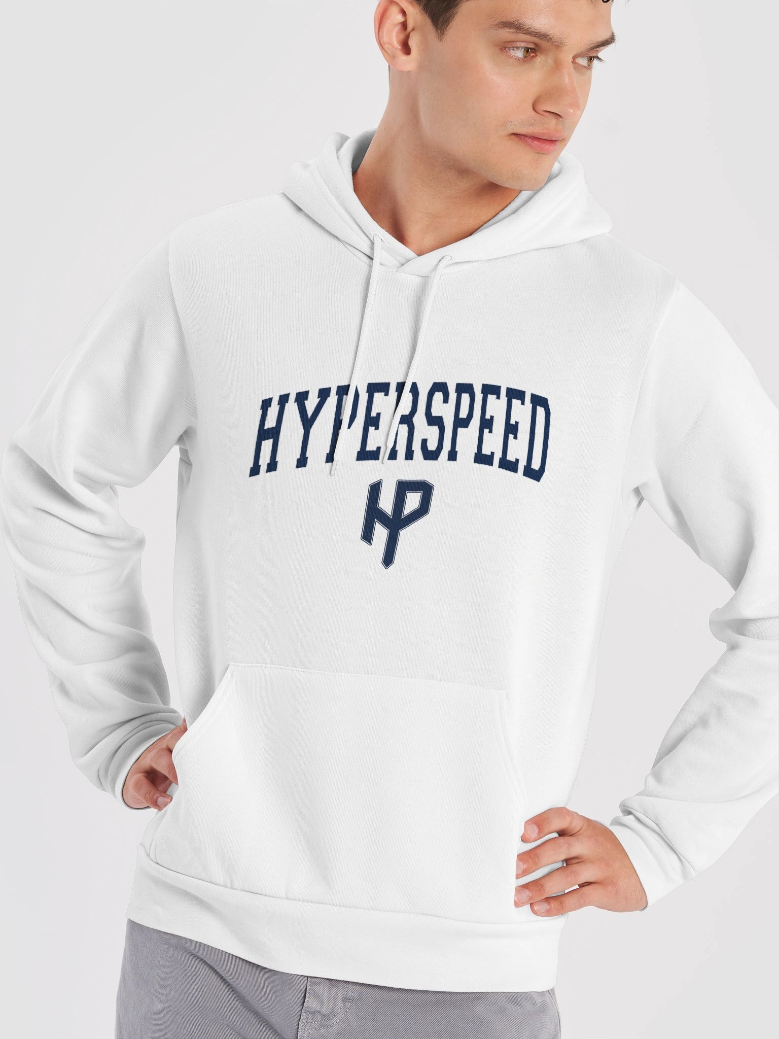 HyperSpeed Collegiate Hoodie(White) product image (12)