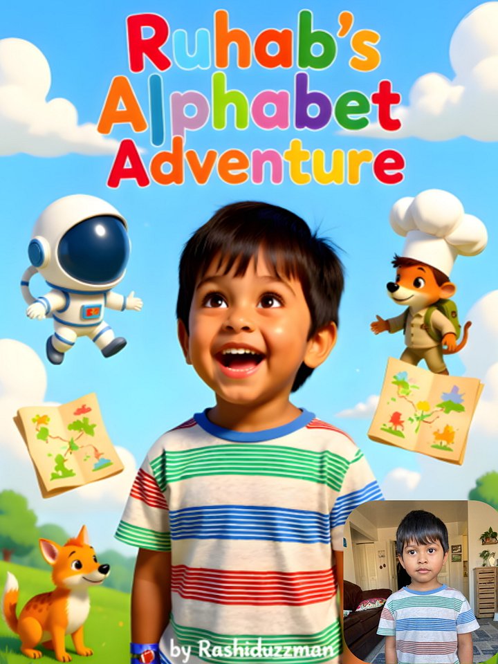 The Personalized Photo Alphabet Book (Upload 1 Photo → We Turn it into 26 Adventures.) product image (1)
