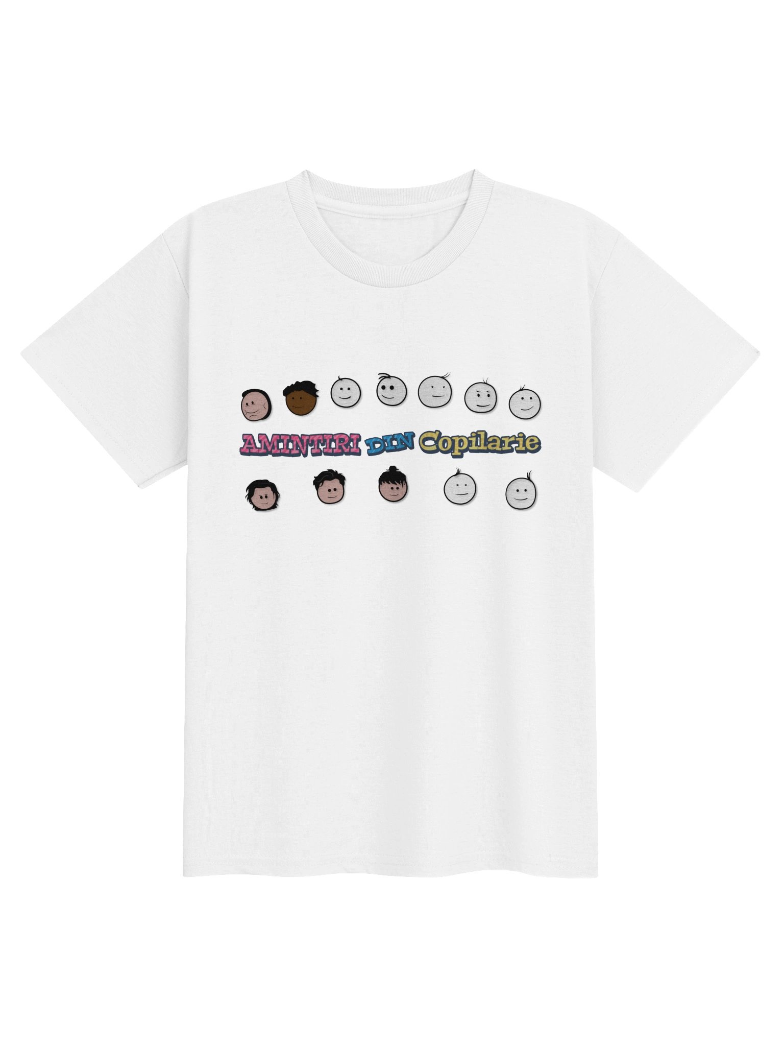 Tricou Alb „Amintiri Din Copilărie” – Personajele product image (1)