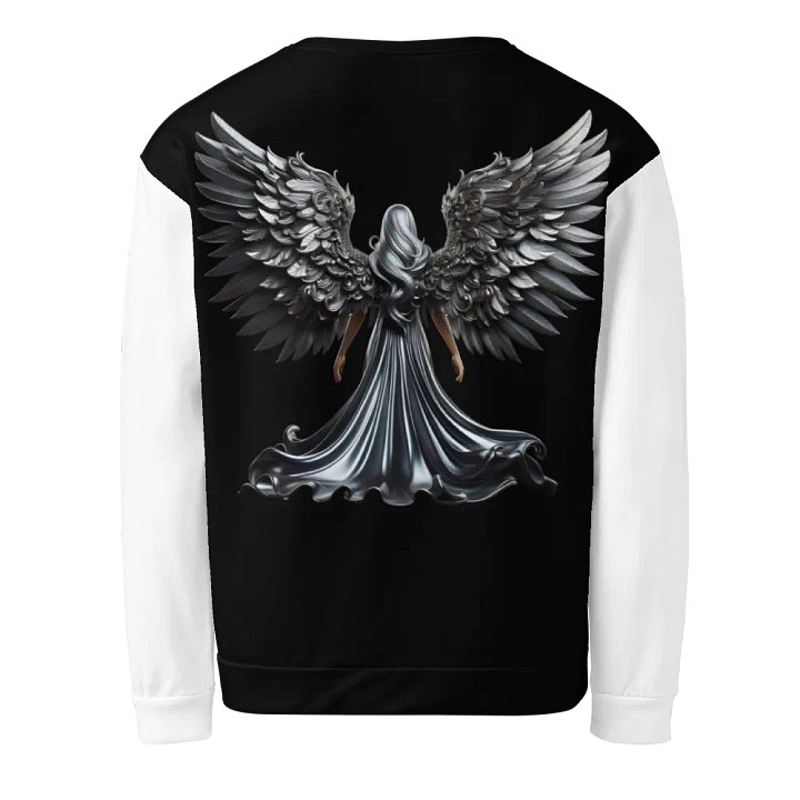A Silver Angel and Cross - Unisex Sweatshirt #7 product image (2)