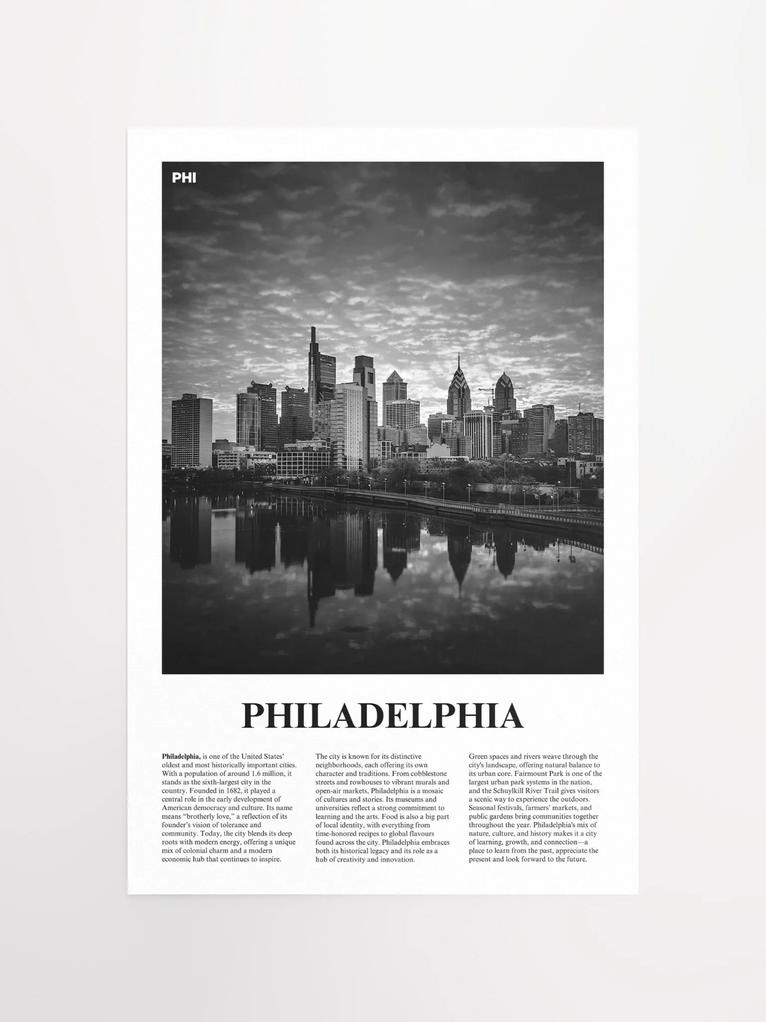 Philadelphia 02 Newspaper Poster product image (5)
