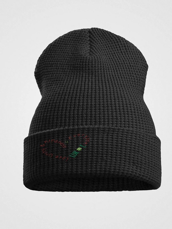 Warm Heart Waffle Beanie product image (9)