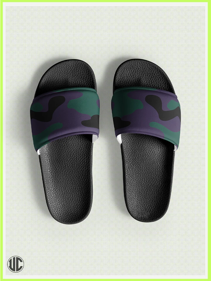 UnkoCon – Midnight Purple Camo Women’s Slides product image (1)