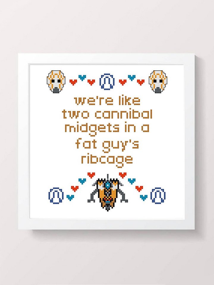 Two in a Ribcage - Cross Stitch Pattern product image (2)