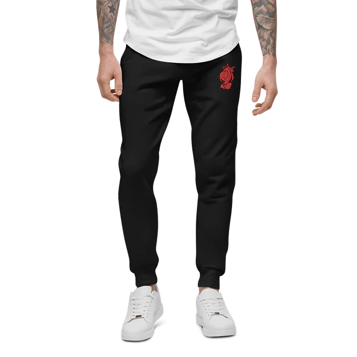 RED TLG Unisex Fleece Joggers product image (1)