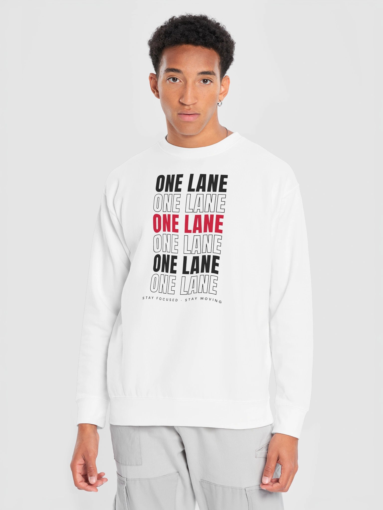 ONE LANE Stay Focused Men's Crewneck product image (3)