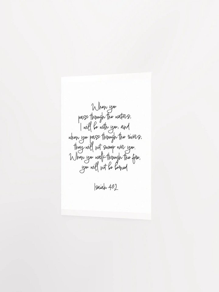 Pass Through the Waters - Print product image (2)