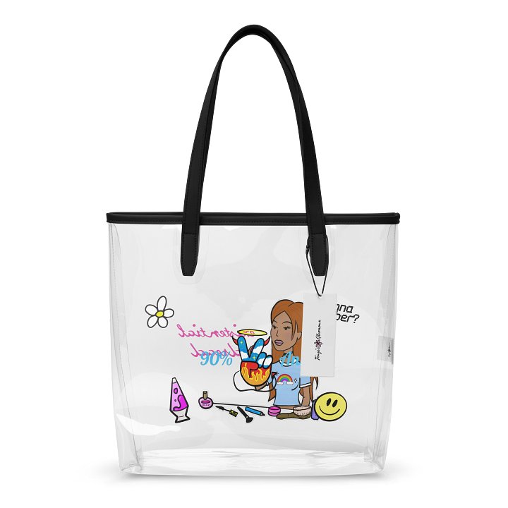 90% Angel/Existential Dread Clear Tote product image (1)