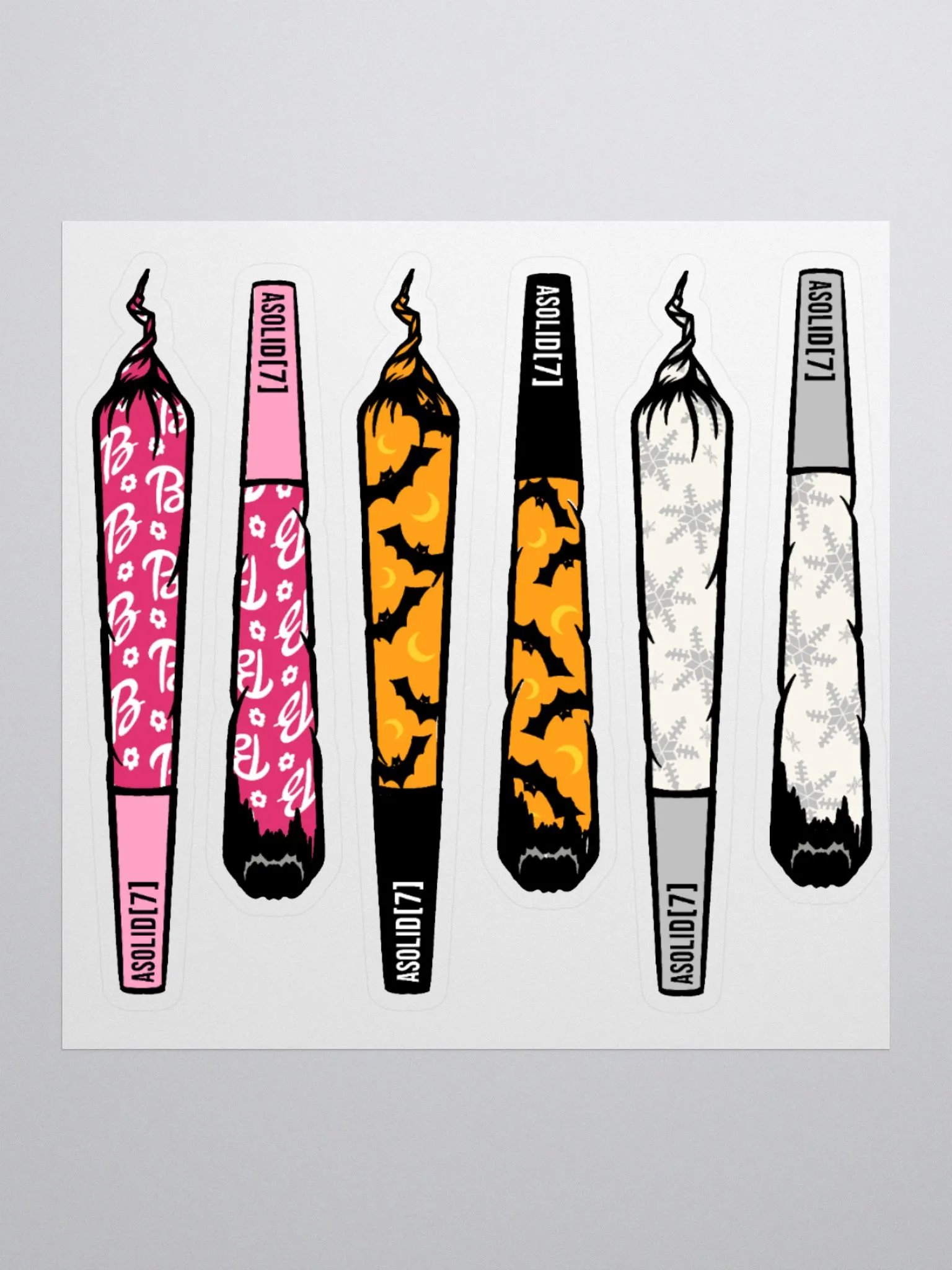 ASolid[7] Joint Stickers (Lit & Unlit Duo) - Version 2 product image (1)