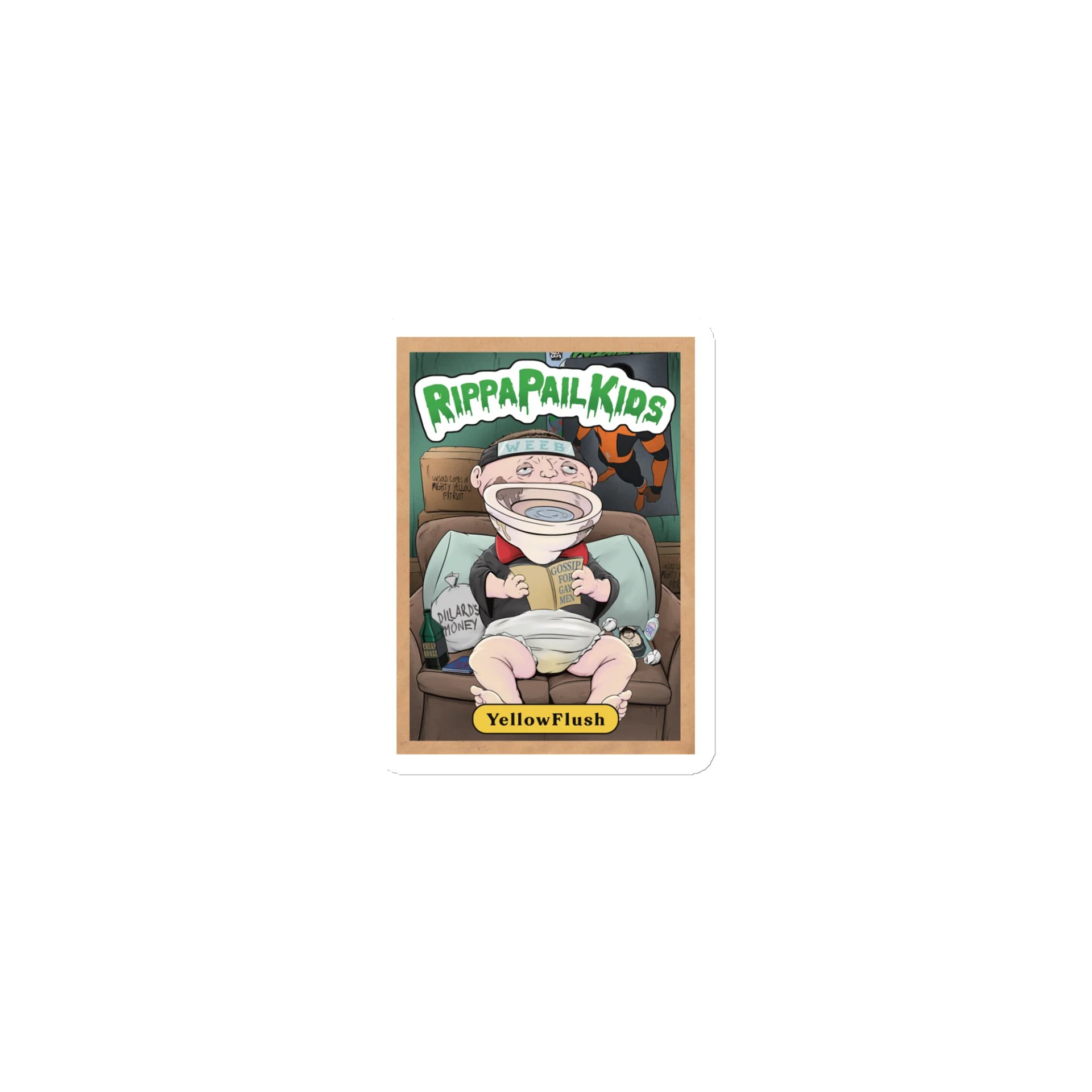 RippaPail Kids Yellow Flush Magnet product image (1)