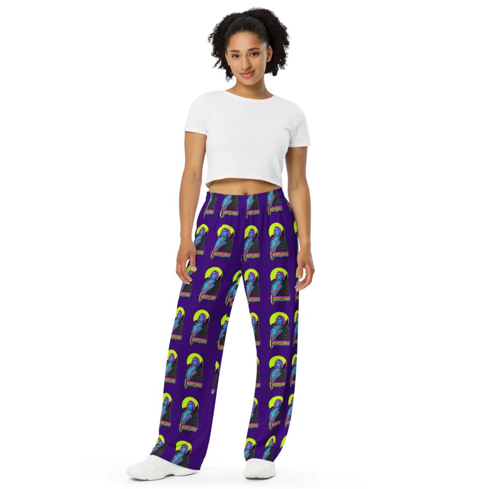 Castlevania Neon Tribute Wide-Leg Pants product image (9)