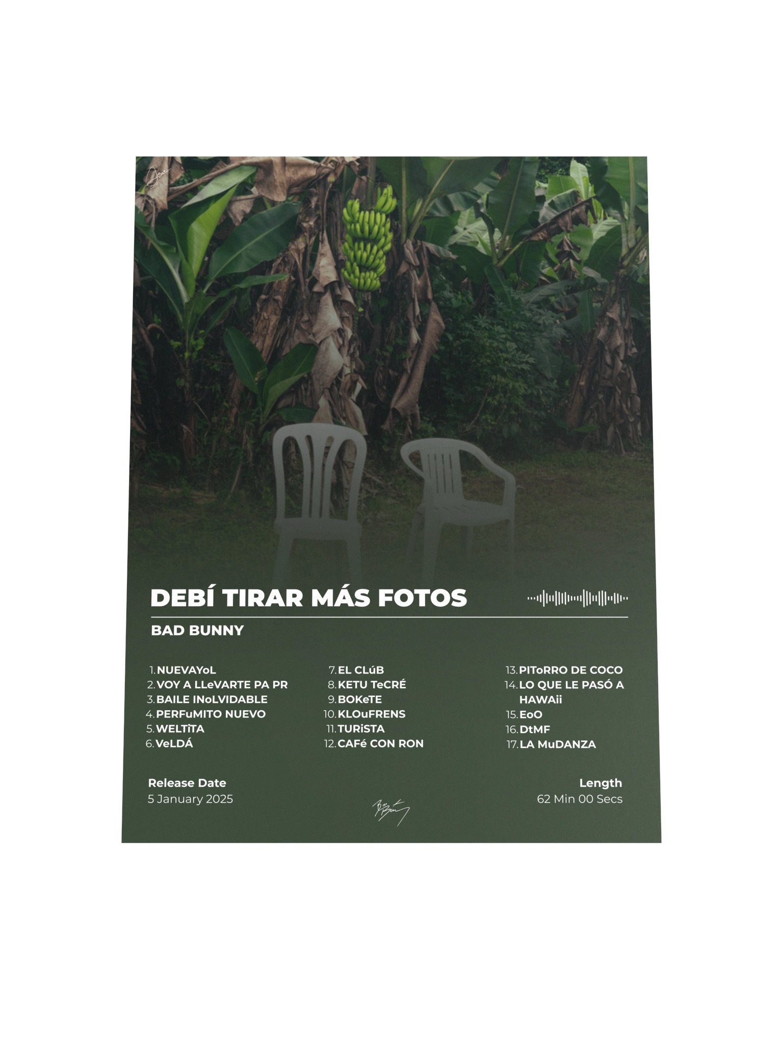 Bad Bunny Debí Tirar Más Fotos Poster product image (8)