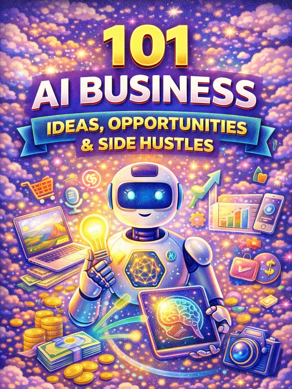 101 AI Business Ideas Opportunities and Side Hustles product image (1)