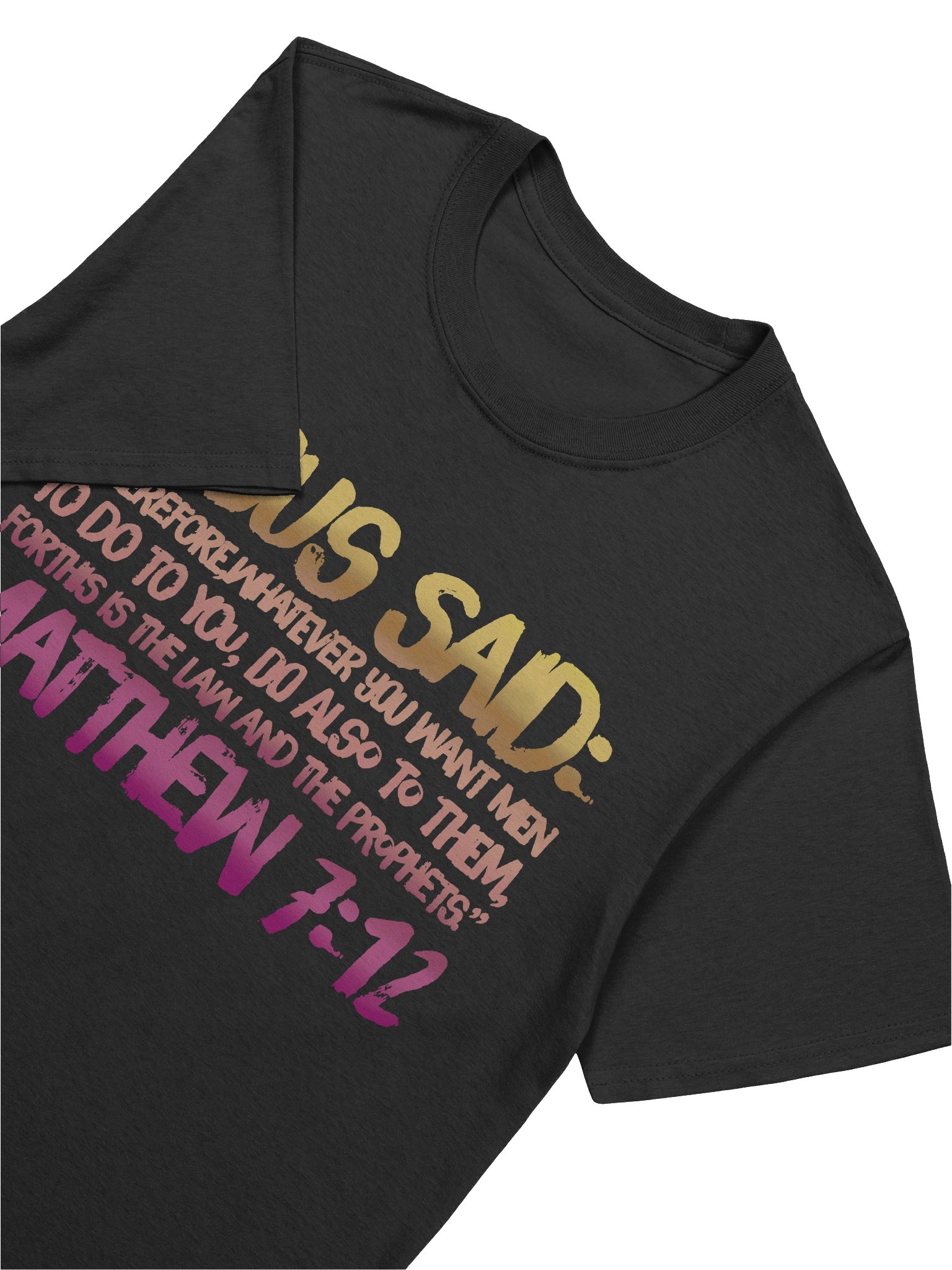 Christian Shirt The Golden Rule Matthew 7:12 product image (9)