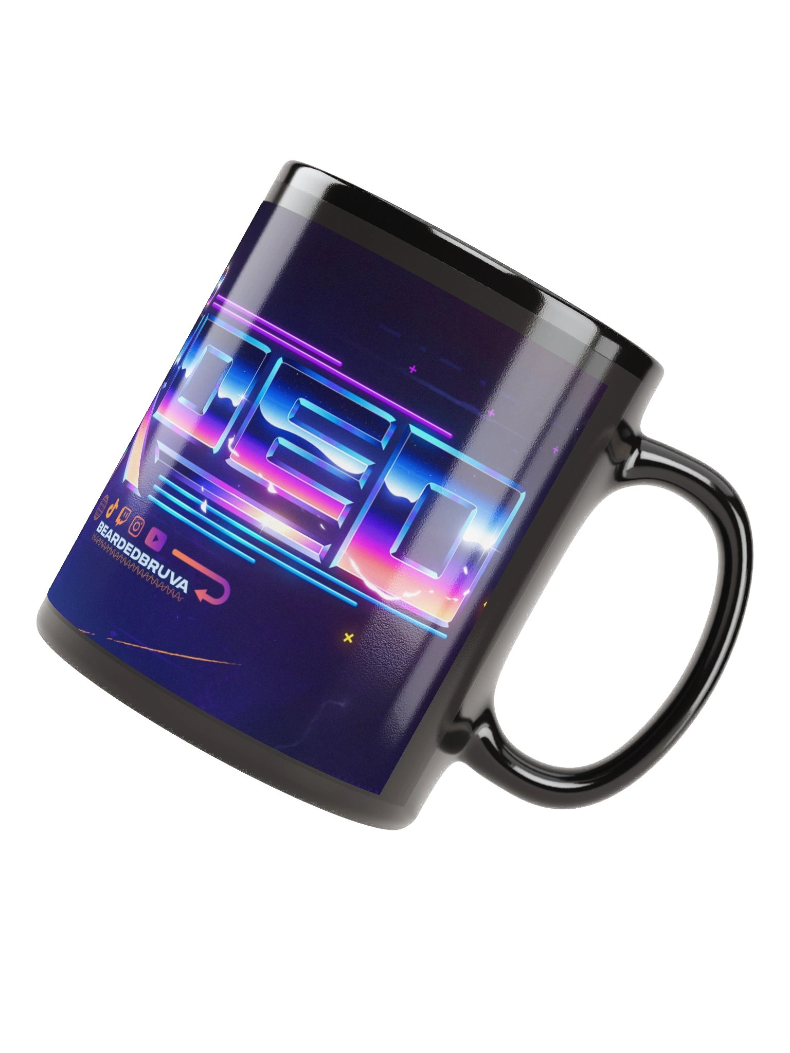 Neon BeardedBruva Mug product image (4)