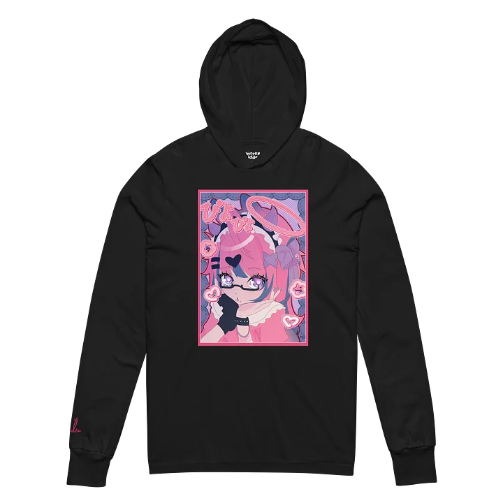 Jirai Bunny B&W Hoodie product image (2)