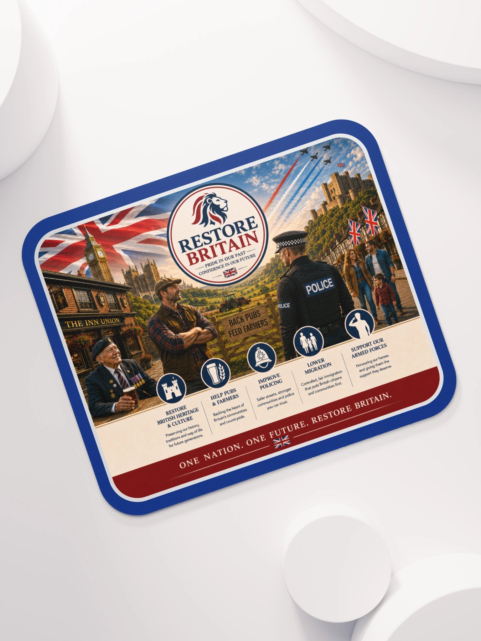 Restore Britain Campaign Mouse Pad product image (8)