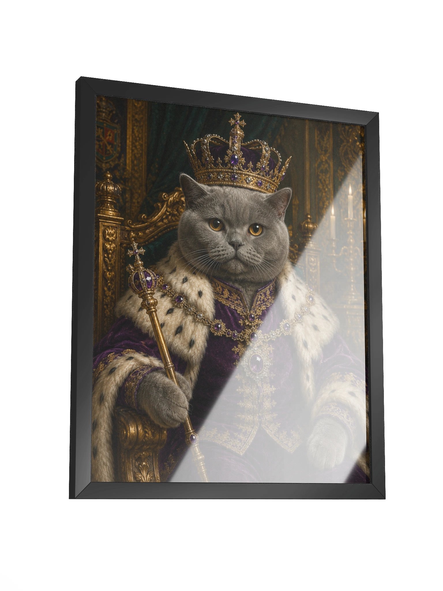 Royal Cat King Framed Poster product image (3)