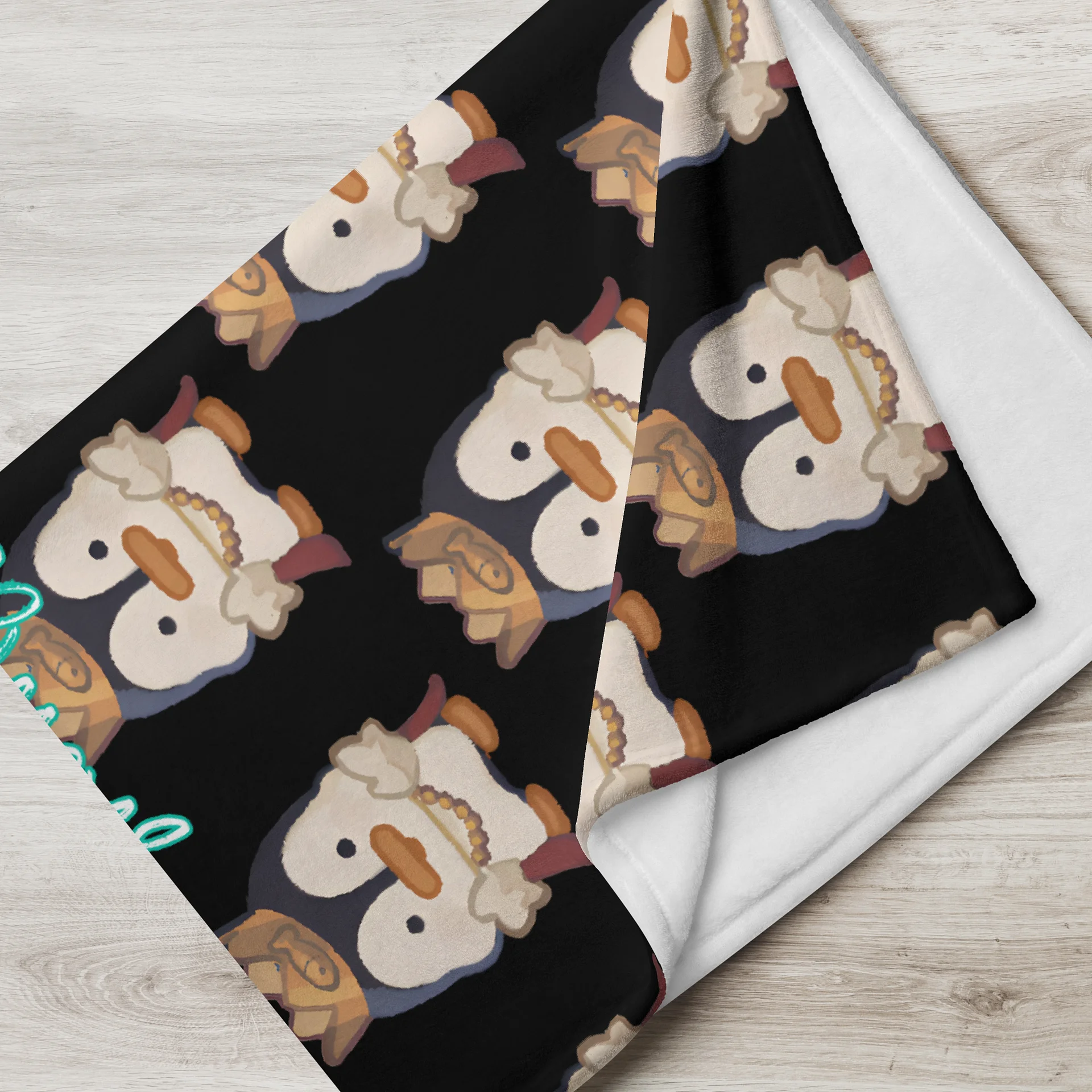 Black Queen Throw Blanket product image (2)