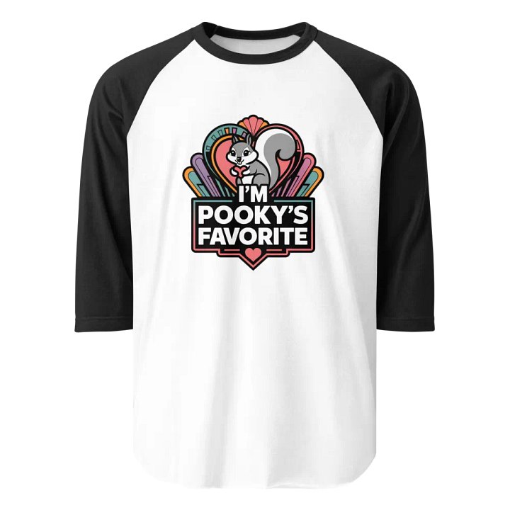 Pooky's Favorite Squirrel Love Raglan Tee product image (1)