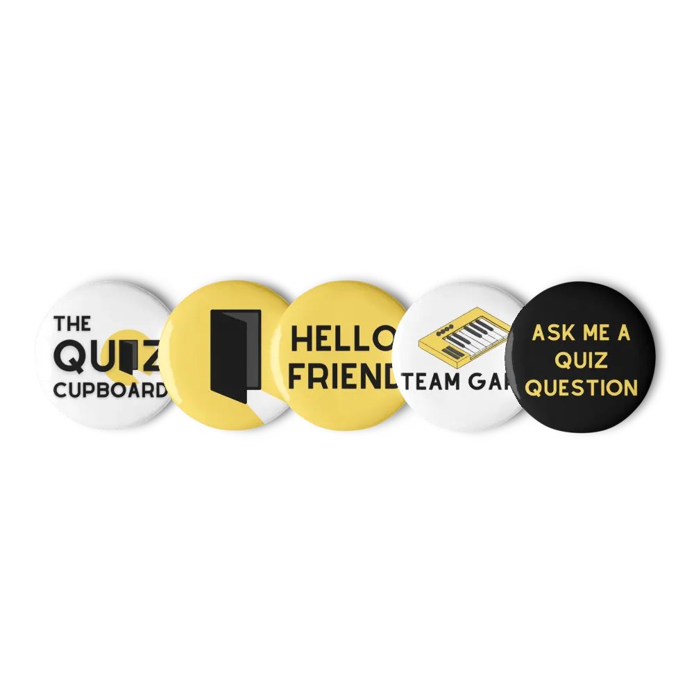 Pin Buttons (Set of 5) product image (6)