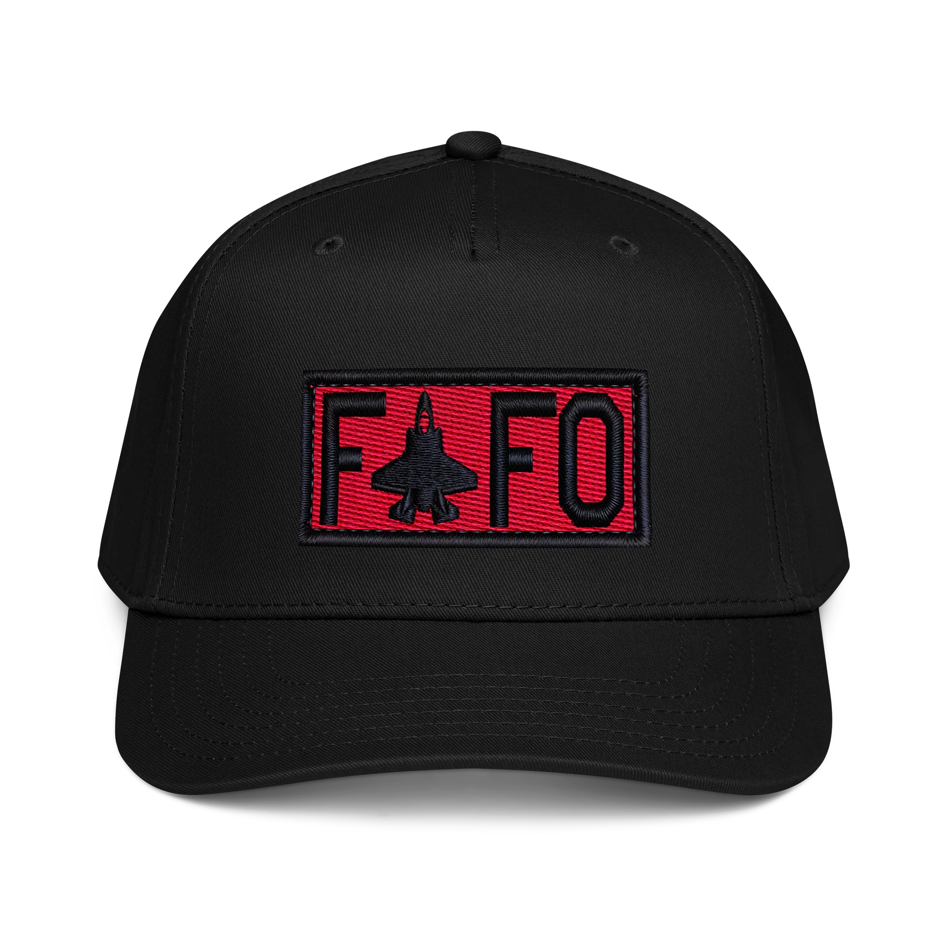 FAFO F35 Lightning Faux Sewn Patch Hat product image (1)