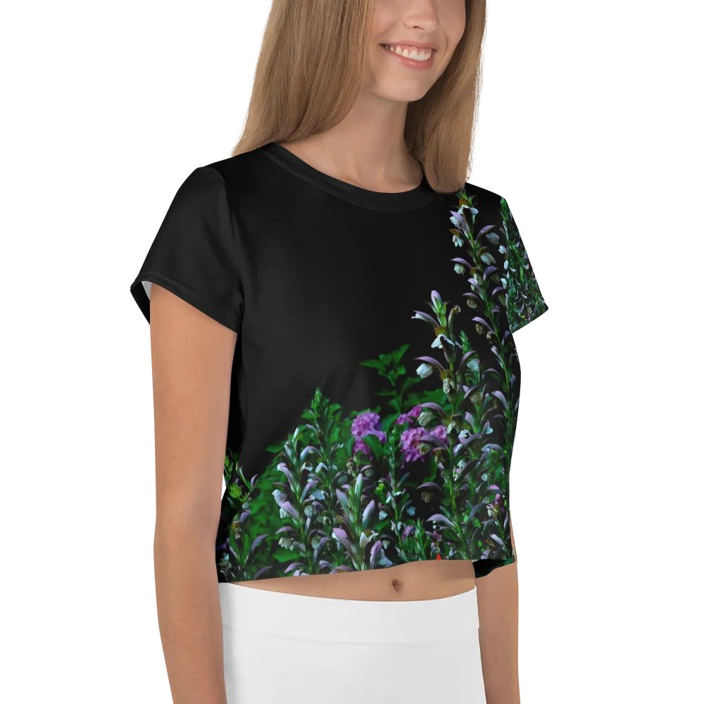 Crop top - Flower contrast product image (4)