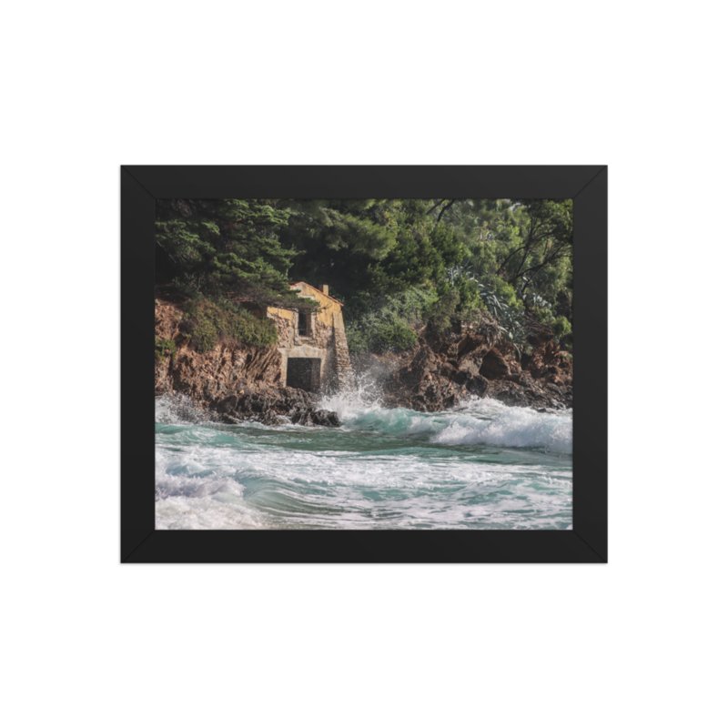 Print Fine Art - Limited Edition - Seaside Hut, Pramousquier Beach, "Battling Time" product image (1)