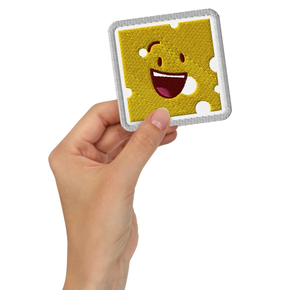 Cheese Slice Embroidered Patch product image (2)